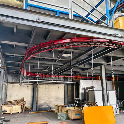 How To Navigate an Automatic Metal Parts Powder Coating Line